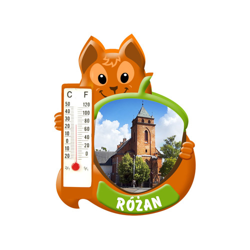 Polyresinowy magnes wiewiórka Różan