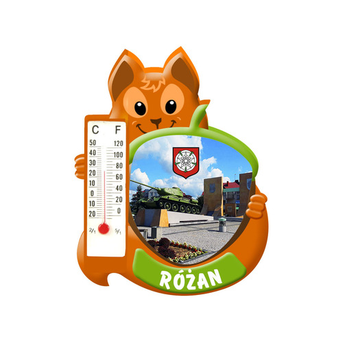 Polyresinowy magnes wiewiórka Różan