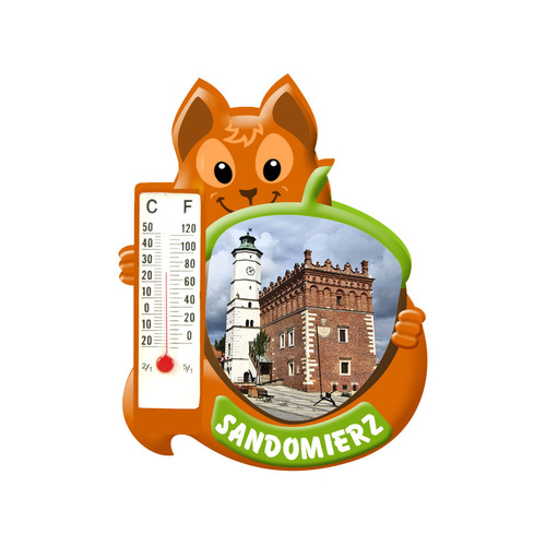 Polyresinowy magnes wiewiórka Sandomierz