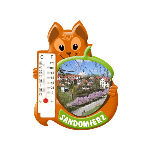 Polyresinowy magnes wiewiórka Sandomierz