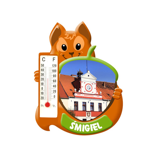 Polyresinowy magnes wiewiórka Śmigiel