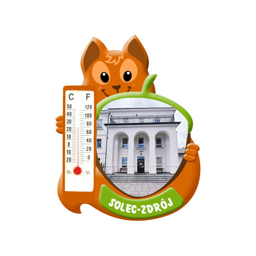 Polyresinowy magnes wiewiórka Solec-Zdrój