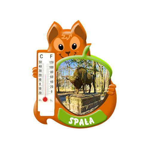 Polyresinowy magnes wiewiórka Spała