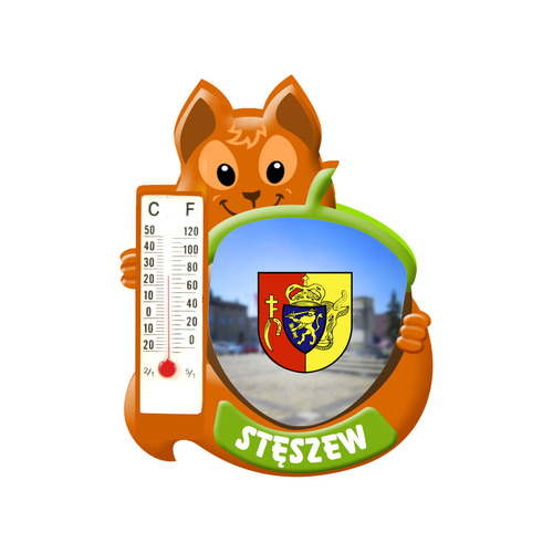 Polyresinowy magnes wiewiórka Stęszew