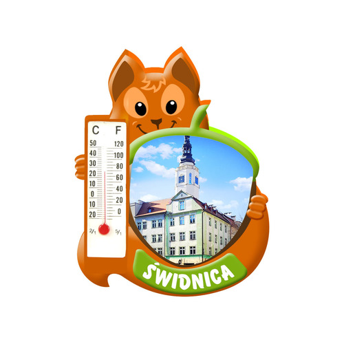 Polyresinowy magnes wiewiórka Świdnica