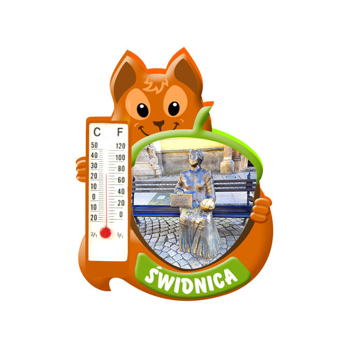 Polyresinowy magnes wiewiórka Świdnica