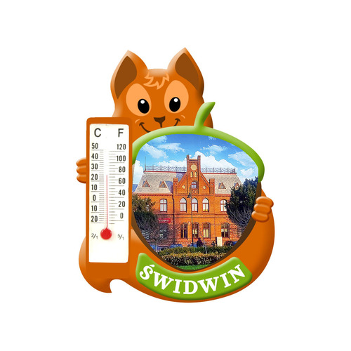 Polyresinowy magnes wiewiórka Świdwin