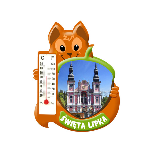 Polyresinowy magnes wiewiórka Święta Lipka