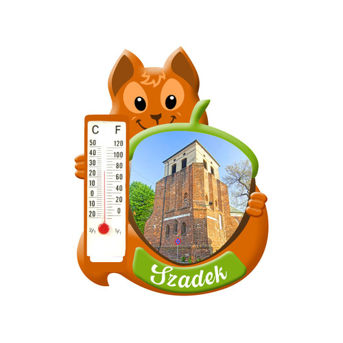 Polyresinowy magnes wiewiórka Szadek