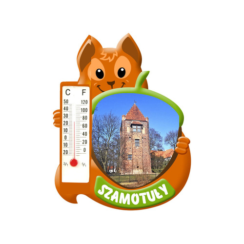Polyresinowy magnes wiewiórka Szamotuły