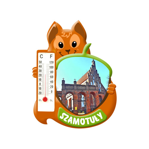 Polyresinowy magnes wiewiórka Szamotuły