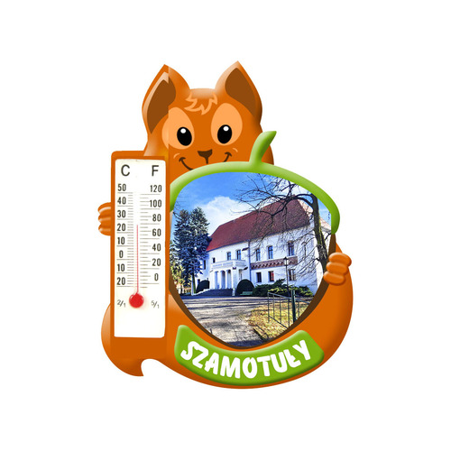 Polyresinowy magnes wiewiórka Szamotuły