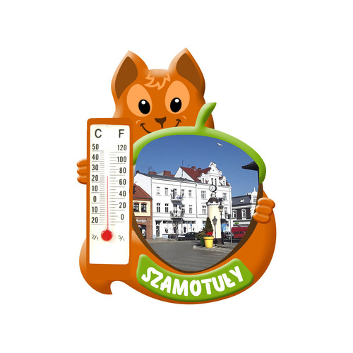 Polyresinowy magnes wiewiórka Szamotuły