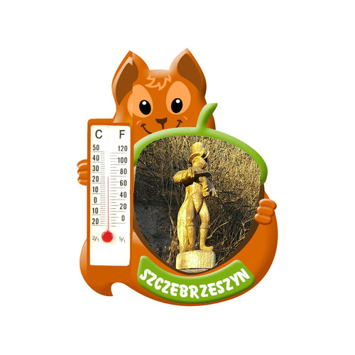 Polyresinowy magnes wiewiórka Szczebrzeszyn