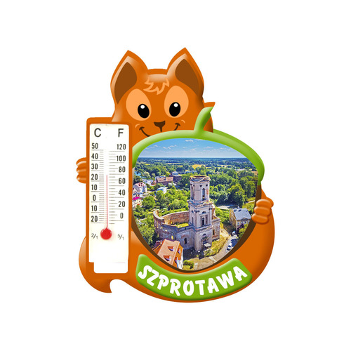 Polyresinowy magnes wiewiórka Szprotawa