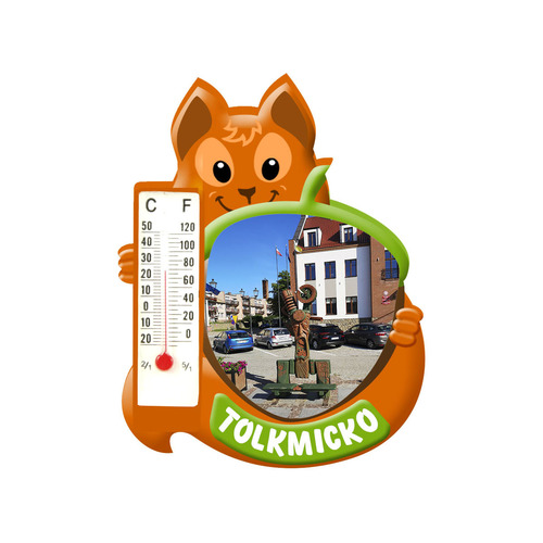 Polyresinowy magnes wiewiórka Tolkmicko