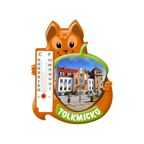 Polyresinowy magnes wiewiórka Tolkmicko