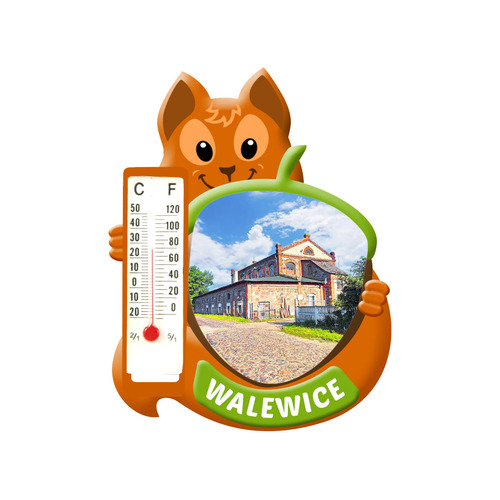 Polyresinowy magnes wiewiórka Walewice