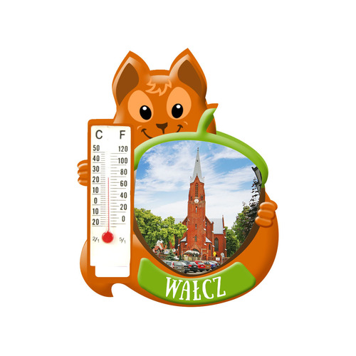 Polyresinowy magnes wiewiórka Wałcz