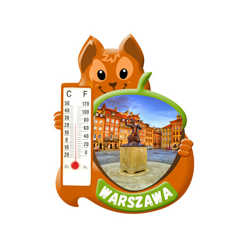 Polyresinowy magnes wiewiórka Warszawa