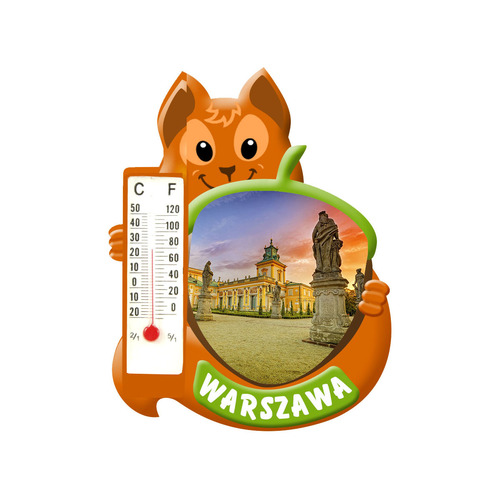 Polyresinowy magnes wiewiórka Warszawa