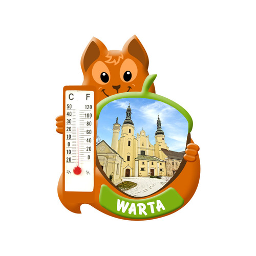 Polyresinowy magnes wiewiórka Warta