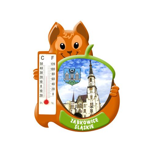 Polyresinowy magnes wiewiórka Ząbkowice Śląskie