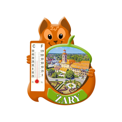 Polyresinowy magnes wiewiórka Żary