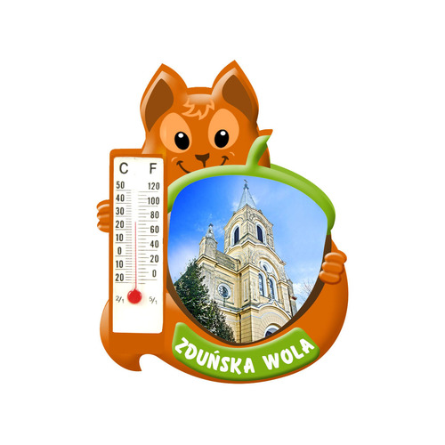 Polyresinowy magnes wiewiórka Zduńska Wola