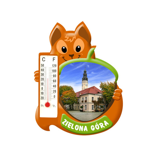 Polyresinowy magnes wiewiórka Zielona Góra