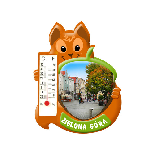 Polyresinowy magnes wiewiórka Zielona Góra