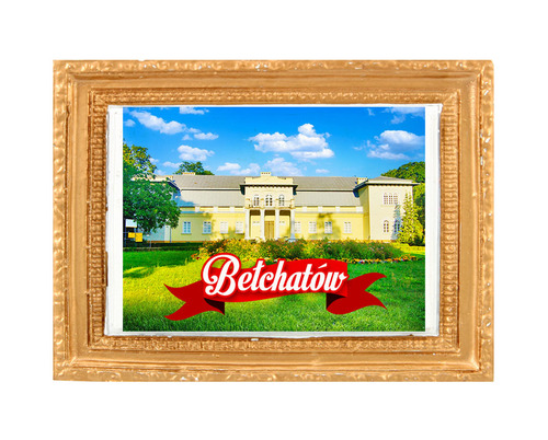 Polyresinowy magnes rama Bełchatów