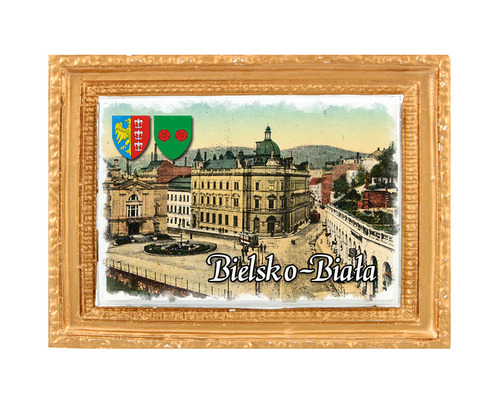 Polyresinowy magnes rama Bielsko-Biała