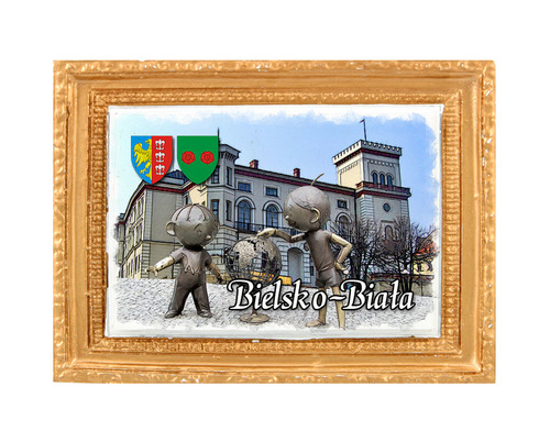 Polyresinowy magnes rama Bielsko-Biała