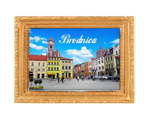 Polyresinowy magnes rama Brodnica