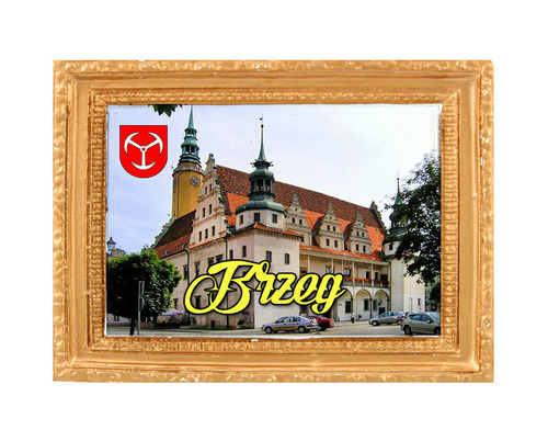 Polyresinowy magnes rama Brzeg