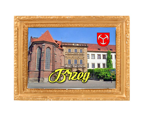 Polyresinowy magnes rama Brzeg