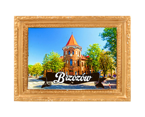Polyresinowy magnes rama Brzozów