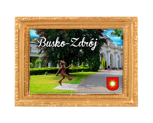 Polyresinowy magnes rama Busko-Zdrój