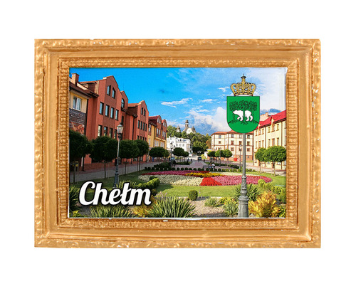 Polyresinowy magnes rama Chełm