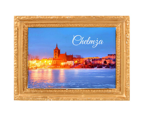 Polyresinowy magnes rama Chełmża