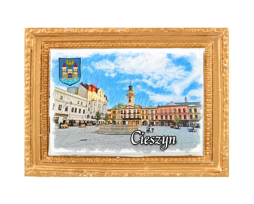Polyresinowy magnes rama Cieszyn