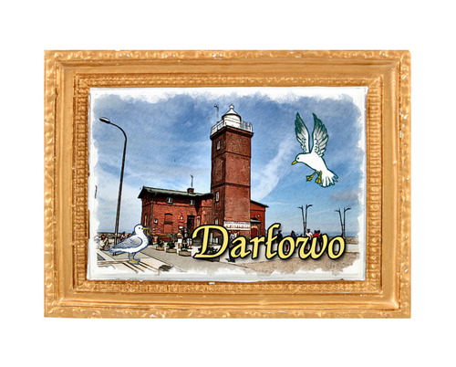 Polyresinowy magnes rama Darłowo