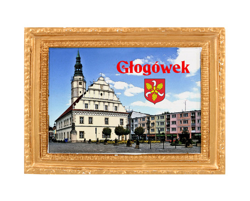 Polyresinowy magnes rama Głogówek