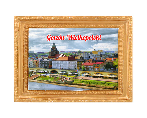 Polyresinowy magnes rama Gorzów Wielkopolski
