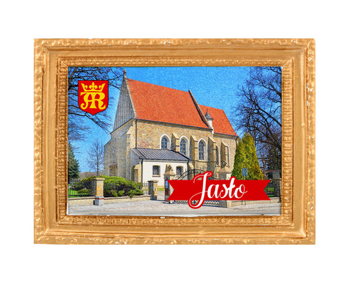 Polyresinowy magnes rama Jasło