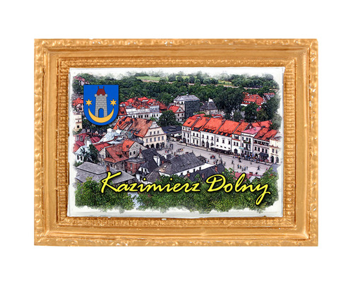 Polyresinowy magnes rama Kazimierz Dolny