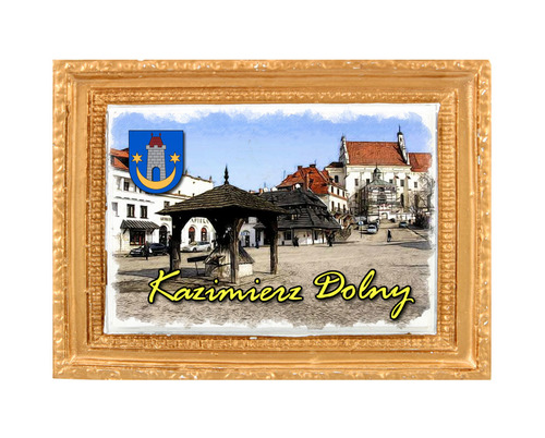 Polyresinowy magnes rama Kazimierz Dolny