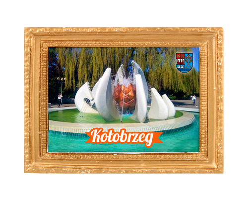 Polyresinowy magnes rama Kołobrzeg