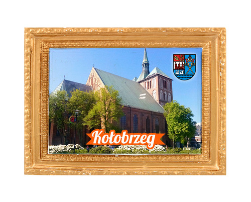 Polyresinowy magnes rama Kołobrzeg